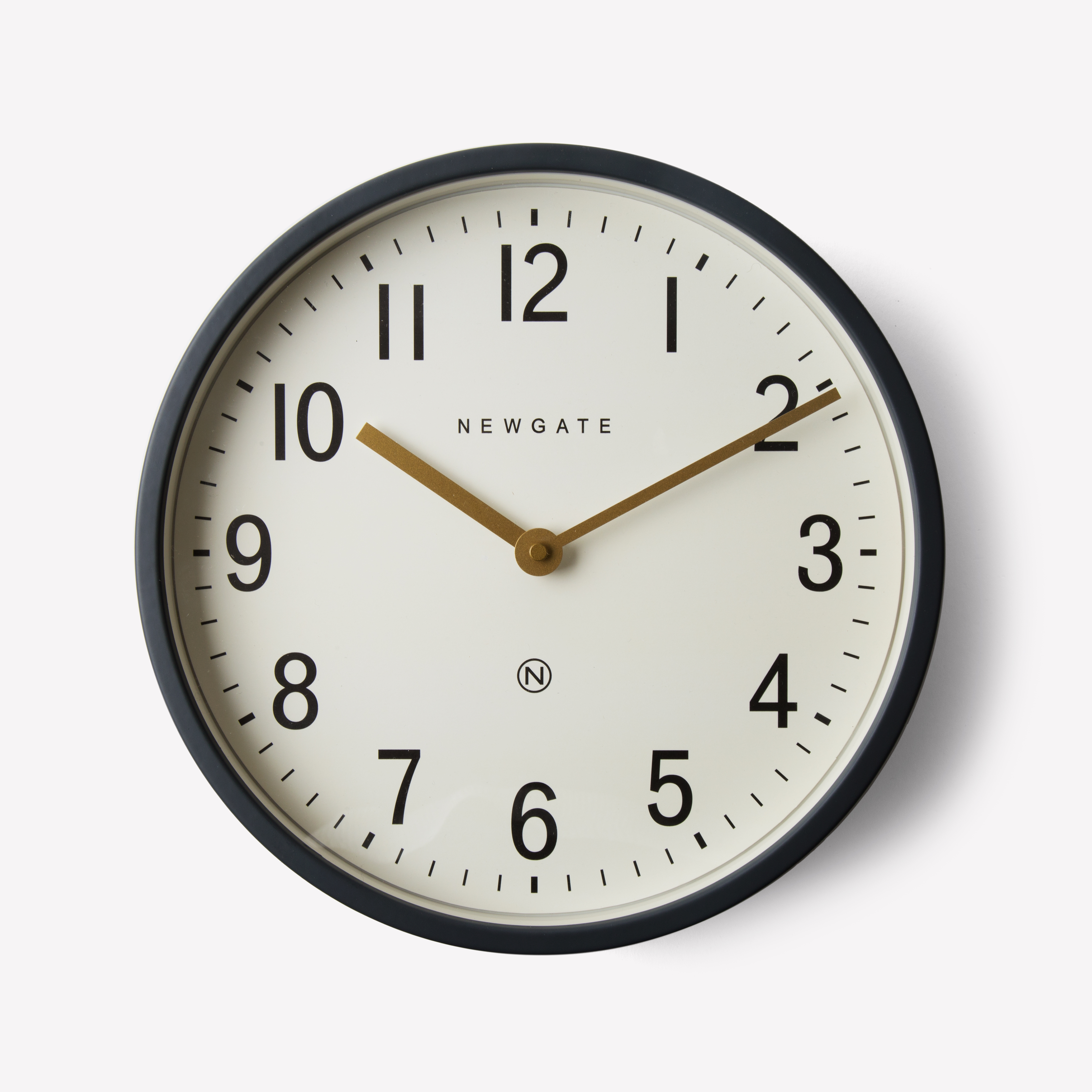 Newgate Master Edwards Wall Clock Blizzard Grey Bespoke Post